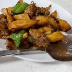 ピカイチ - 山芋と牛肉の炒め 1,100円