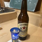 うを徳 - サッポロラガー瓶ビール