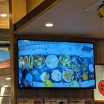 ブロンコビリー - モニターでサラダバーの状況が見れます!