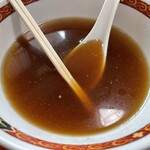 東京庵 - 『冷っこい中華』のスープ