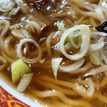 東京庵 - 『冷っこい中華』のねぎ