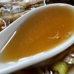 東京庵 - 『冷っこい中華』のスープ