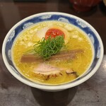 酒亭 田中 - 鶏そば しお 濃厚白湯スープ（酒亭 田中）2025.2