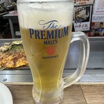 駅前ひろば お好み物語 ひこ - 生ビール600円