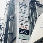 北新地 とん汁家 - ビル看板