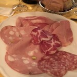 イル・ボッカローネ - 生ハムとモルタデッラの盛り合わせ