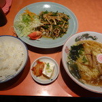 麗華 - Ａ定食（１，１００円）