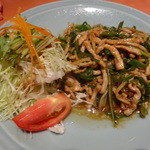 麗華 - キャベツのサラダにソース