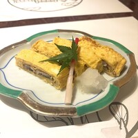 西麻布いちのや - しょっぱめの卵に鰻が合います。