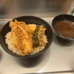 坂町の天丼 - えび天２尾と海苔天