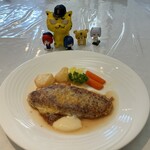 西洋肉料理 岡 - ハンバーグ自家製マヨネーズ和え　1,300円(税込)