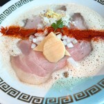 鯛白湯らーめん ○de▽ - 