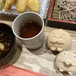 あげてんや - 天ぷらせいろそば。