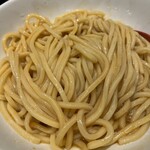鎌ヶ谷 製麺堂てつ - TKM （レモン）•大盛り　まぜまぜした後