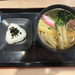 一途うどん - 一途五目うどんとおにぎり