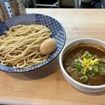 濃厚つけ麺 サキマサ - つけ麺（大盛）＋味玉