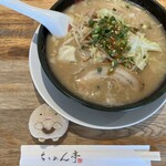 ちりめん亭 - 料理写真:濃厚豚醤らーめん。