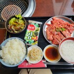 一頭買焼肉　醍醐 - 和牛焼肉定食150g（1700円）