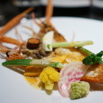 レストラン バカール - 赤座海老のレアソテー