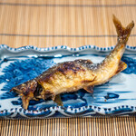 美加登家 - 鮎の塩焼き1