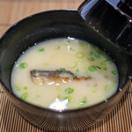 美加登家 - 稚鮎の白味噌仕立て