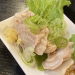やきとり 志げる - ガツ刺し(しょうが)