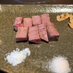 神戸牛ステーキIshida. - 神戸牛ヒレ肉(レア)。柔らかくて美味しい