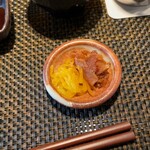 神戸牛ステーキIshida. - 右は、生姜。美味しい