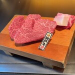 神戸牛ステーキIshida. - 神戸牛ヒレ(90gと110g)。綺麗