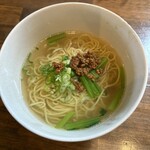 チャイニーズ厨房 虎秀 - バリューランチのミニラーメン塩