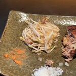 神戸牛ステーキIshida. - もやし炒め美味しい