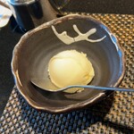 神戸牛ステーキIshida. - ゆずシャーベット。さっぱり美味しい