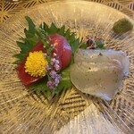 四季彩 - マグロとスズキのお刺身