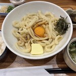 うどん たかむら - かま玉バター定食