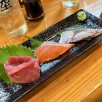 並木 はちコー - 鮮魚三種盛り