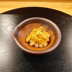 鮨駒 - 紫ウニ　根室産