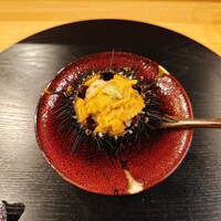鮨駒 - 紫ウニ　志津川産