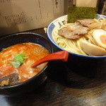 つけめん眞司 - だいぶ赤いかな