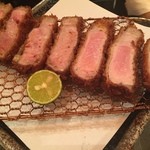 とんかつ マンジェ - 相変わらず素晴しい揚げ具合です