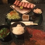 とんかつ マンジェ - 日向あじ豚(L)　定食