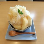 Cafe Luana mana Pua - 桃かき氷