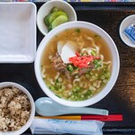 ちゅら食堂 - 料理写真:2025.8 ソーキそば定食 小（1,170円）