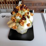 農家カフェ ippongi - 緑茶かき氷