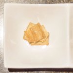 東麻布 逢坂  - 『'14/09/29撮影』鯛茶づけ 1200円 の香の物