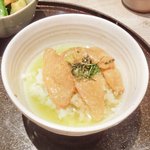 東麻布 逢坂  - 『'14/09/29撮影』鯛茶づけ 1200円 の鯛茶づけ