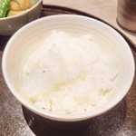 東麻布 逢坂  - 『'14/09/29撮影』鯛茶づけ 1200円 のご飯