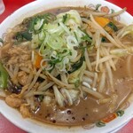 餃子の王将 清田店 - 焦がしニンニク味噌ラーメン