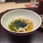 徳ㇵ本也 - ③アオサの冷製うどん
