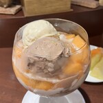 カカオティエゴカン - パフェの中身