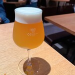 アフターテイスト - 直輸入のドイツビール。酸っぱくて美味しかった